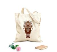 AILOONG Mysterious object moon coffin crystal planet astrology bohemian magic witchcraft Customizable pattern canvas bags 340g/m² thick fabric Matches clothing