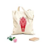 AILOONG Mysterious object moon coffin crystal planet astrology bohemian magic witchcraft Customizable pattern canvas bags 340g/m² thick fabric Matches clothing