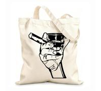 AILOONG Polyester Cotton Beach Bag 12 oz thick fabric Bar Drinks Alcohol Men Bar Whiskey Rum Cigar Relax Skin-friendly material 25x30cm Small