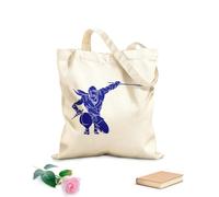 AILOONG Polyester Cotton Beach Bag 340g/m² thick fabric Ninja Japanese Warrior Samurai Warrior Boy Child Skin-friendly material