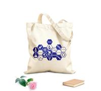 AILOONG Polyester Cotton Beach Bag 340g/m² thick fabric Science Team Laboratory Research Learning Education Technology Skin-friendly material