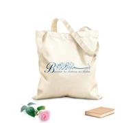 AILOONG Polyester Cotton Beach Bag Arabic Bismillah Islamic Calligraphy Religion Ramadan 340g/m² thick fabric Skin-friendly material