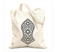 AILOONG Polyester Cotton Beach Bag Islam Islam Muslim Islam Nalayn Nalain Religion Family Ramadan 12 oz thick fabric Skin-friendly material 35x40cm Large