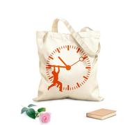 AILOONG Polyester Cotton Beach Bag Stop The Clock Business 340g/m² thick fabric Skin-friendly material