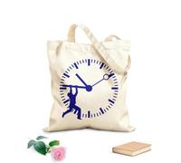 AILOONG Polyester Cotton Beach Bag Stop The Clock Business 340g/m² thick fabric Skin-friendly material