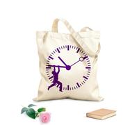 AILOONG Polyester Cotton Beach Bag Stop The Clock Business 340g/m² thick fabric Skin-friendly material