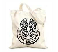 AILOONG Polyester Cotton Hand bags 12 oz thick fabric Foot Massage Salon Spa Relax Uses as a makeup bag 25x30cm Small