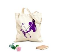 AILOONG Polyester Cotton Hand bags 340g/m² thick fabric Archer Arrow Sport Athlete Uses as a makeup bag