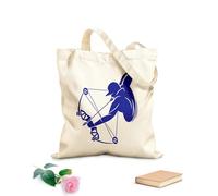 AILOONG Polyester Cotton Hand bags 340g/m² thick fabric Archer Arrow Sport Athlete Uses as a makeup bag