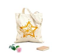 AILOONG Polyester Cotton Hand bags Butterfly Star Flower Patterns Beautiful 340g/m² thick fabric Uses as a makeup bag