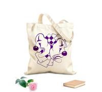 AILOONG Polyester Cotton Hand bags Clown Cards Gambling Aces Casino 340g/m² thick fabric Uses as a makeup bag