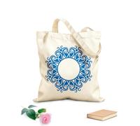 AILOONG Polyester Cotton Hand bags Flower Ornament Frame ation 340g/m² thick fabric Uses as a makeup bag