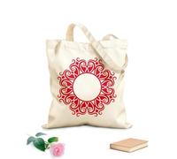 AILOONG Polyester Cotton Hand bags Flower Ornament Frame ation 340g/m² thick fabric Uses as a makeup bag