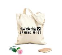 AILOONG Polyester Cotton Hand bags Gaming Mode game Lifestyle Funny Video Games 12 oz thick fabric Uses as a makeup bag 35x40cm Large