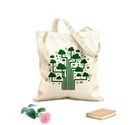 AILOONG Polyester Cotton Hand bags Internet Cloud Technology Communication IT 340g/m² thick fabric Uses as a makeup bag