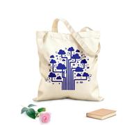 AILOONG Polyester Cotton Hand bags Internet Cloud Technology Communication IT 340g/m² thick fabric Uses as a makeup bag