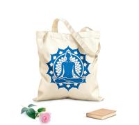 AILOONG Polyester Cotton Hand bags Lotus Flower Pose Yoga Meditation Studio 340g/m² thick fabric Uses as a makeup bag