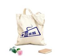 AILOONG Polyester Cotton Hand bags Old Gamepad Video Game Joystick game Room 340g/m² thick fabric Uses as a makeup bag
