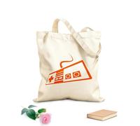 AILOONG Polyester Cotton Hand bags Old Gamepad Video Game Joystick game Room 340g/m² thick fabric Uses as a makeup bag