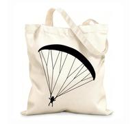 AILOONG Polyester Cotton Hand bags Paratrooper Paragliding Flying Sky Extreme Sport 12 oz thick fabric Uses as a makeup bag 25x30cm Small