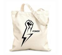 AILOONG Polyester Cotton Hand bags Power Lightning Sport Athlete Powerlifter 12 oz thick fabric Uses as a makeup bag 35x40cm Large