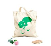 AILOONG Polyester Cotton Hand bags Spanish Dancer Woman Face Flower Flamenco Dance 340g/m² thick fabric Uses as a makeup bag