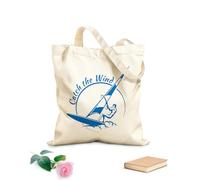 AILOONG Polyester Cotton Hand bags Sports Catch The Wind Surf Wave Title 340g/m² thick fabric Uses as a makeup bag