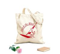 AILOONG Polyester Cotton Hand bags Sports Catch The Wind Surf Wave Title 340g/m² thick fabric Uses as a makeup bag