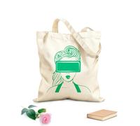 AILOONG Polyester Cotton Hand bags Virtual Reality VR Headset Girl 340g/m² thick fabric Uses as a makeup bag