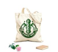 AILOONG Polyester Cotton Shopping Bags 340g/m² thick fabric For Barber Pole On The Topic Reusable