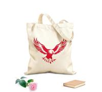AILOONG Polyester Cotton Shopping Bags Eagle High Quality Logo Ideal For 340g/m² thick fabric Reusable