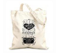 AILOONG Polyester Cotton Storage bags 12 oz thick fabric biblical lettering keep your heart Customizable slogan 31x36cm Medium