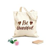 AILOONG Polyester Cotton Storage bags 340g/m² thick fabric hand lettering christian quotes god bless Customizable slogan