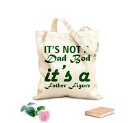 AILOONG Polyester Cotton Storage bags 340g/m² thick fabric it's not a dad bod father figure Customizable slogan