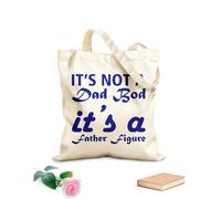 AILOONG Polyester Cotton Storage bags 340g/m² thick fabric it's not a dad bod father figure Customizable slogan