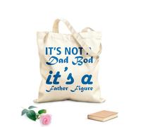 AILOONG Polyester Cotton Storage bags 340g/m² thick fabric it's not a dad bod father figure Customizable slogan