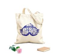 AILOONG Polyester Cotton Storage bags 340g/m² thick fabric Ski goggles eat sleep ride repeat Customizable slogan