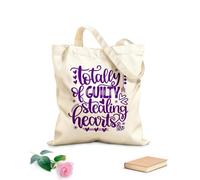 AILOONG Polyester Cotton Storage bags 340g/m² thick fabric totally guilty of stealing hearts valentine Customizable slogan