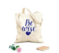 AILOONG Polyester Cotton Storage bags hand lettering christian quotes god bless 340g/m² thick fabric Customizable slogan