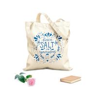 AILOONG Polyester Cotton Storage bags hand lettering with bible verse have salt 340g/m² thick fabric Customizable slogan