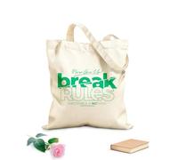 AILOONG Polyester Cotton Storage bags Never Give Up Break Rules Impossible Is Nothing 340g/m² thick fabric Customizable slogan