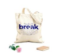 AILOONG Polyester Cotton Storage bags Never Give Up Break Rules Impossible Is Nothing 340g/m² thick fabric Customizable slogan