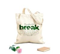 AILOONG Polyester Cotton Storage bags Never Give Up Break Rules Impossible Is Nothing 340g/m² thick fabric Customizable slogan