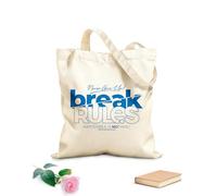 AILOONG Polyester Cotton Storage bags Never Give Up Break Rules Impossible Is Nothing 340g/m² thick fabric Customizable slogan