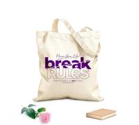 AILOONG Polyester Cotton Storage bags Never Give Up Break Rules Impossible Is Nothing 340g/m² thick fabric Customizable slogan