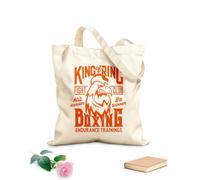 AILOONG Polyester Cotton Storage bags rooster print mockup boxing fight club 340g/m² thick fabric Customizable slogan