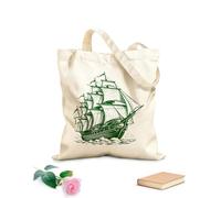 AILOONG Polyester Cotton Storage bags Sailing Ship At Sea 340g/m² thick fabric Customizable slogan