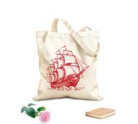 AILOONG Polyester Cotton Storage bags Sailing Ship At Sea 340g/m² thick fabric Customizable slogan