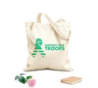 AILOONG Polyester Cotton Storage bags Support Our Troops United States Of America 340g/m² thick fabric Customizable slogan