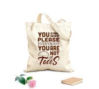 AILOONG Polyester Cotton Storage bags taco quote you can not please everybody 340g/m² thick fabric Customizable slogan